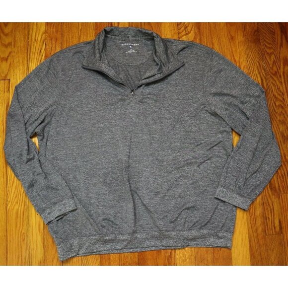 SADDLEBRED - MEN'S GRAY 1/4 ZIP PULLOVER - STRETCH - SIZE XXL - Picture 1 of 4